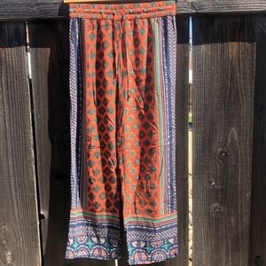 Boho Style Palazzo Beach/Festival Wide Leg Pant
